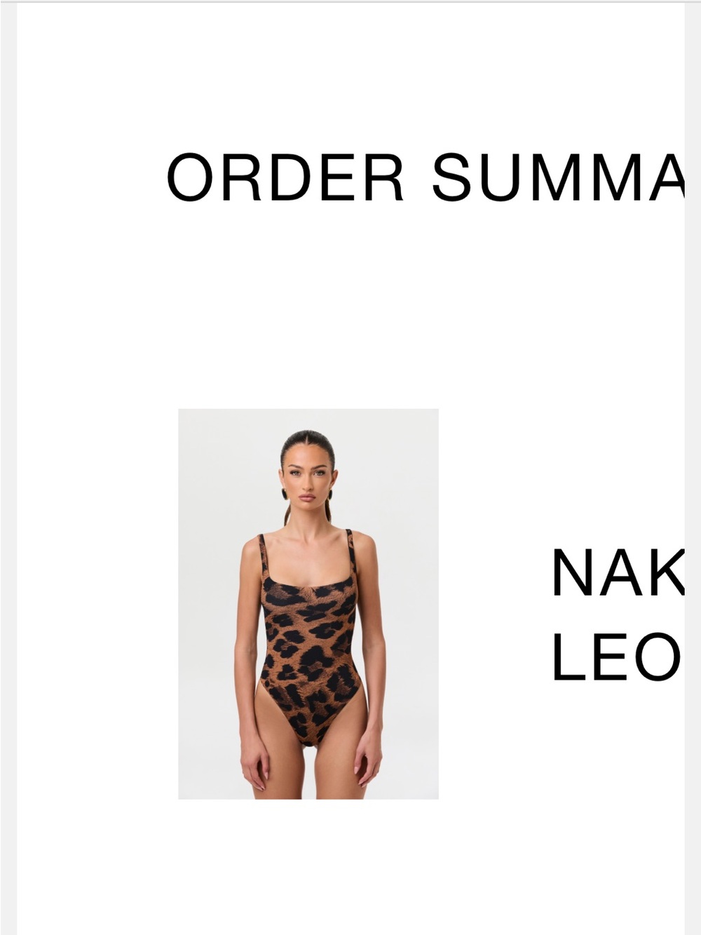 naked wardrobe Brown & Black Leopard-Print Women’s Tank Top